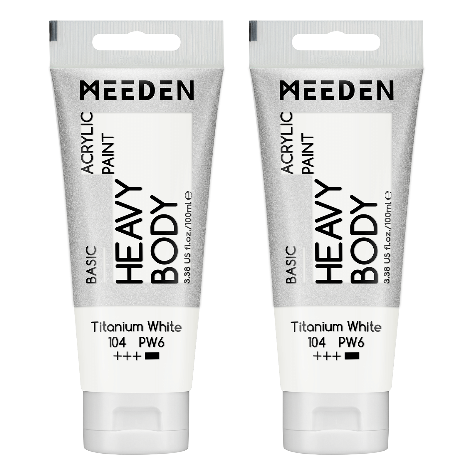 MEEDEN Acrylic Paint Tube, 37 Colors Available, 100ml / 3.38oz
