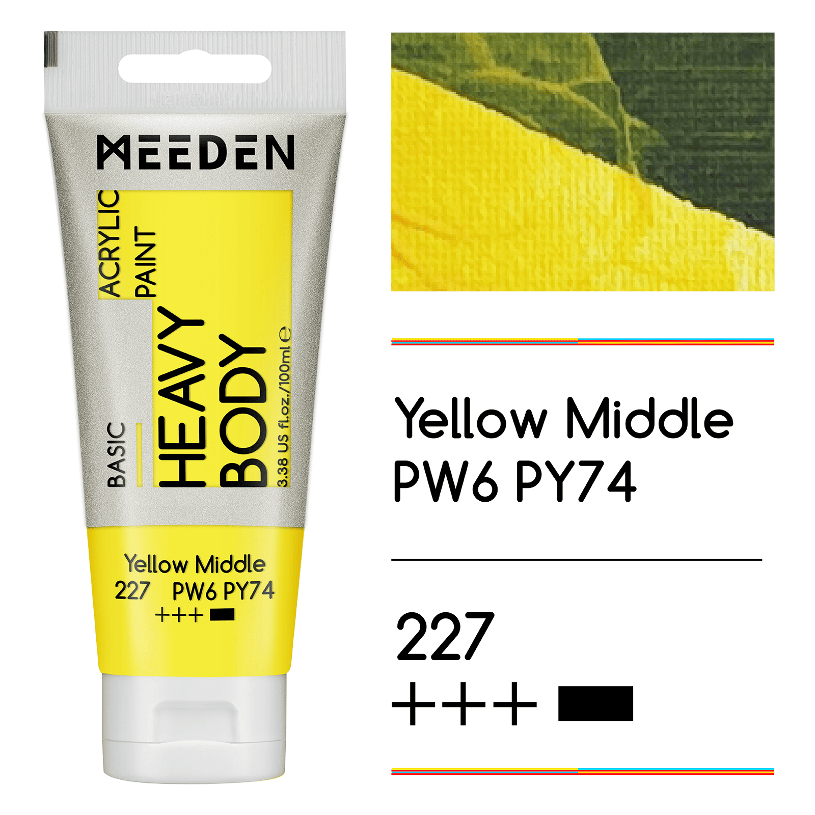 MEEDEN Acrylic Paint Tube, 37 Colors Available, 100ml / 3.38oz