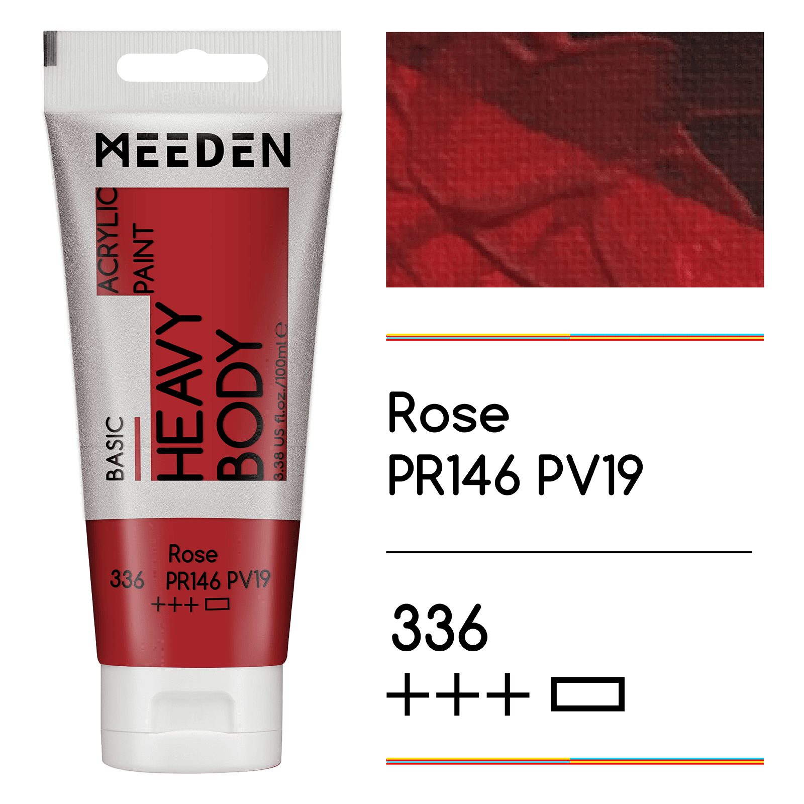 MEEDEN Acrylic Paint Tube, 37 Colors Available, 100ml / 3.38oz