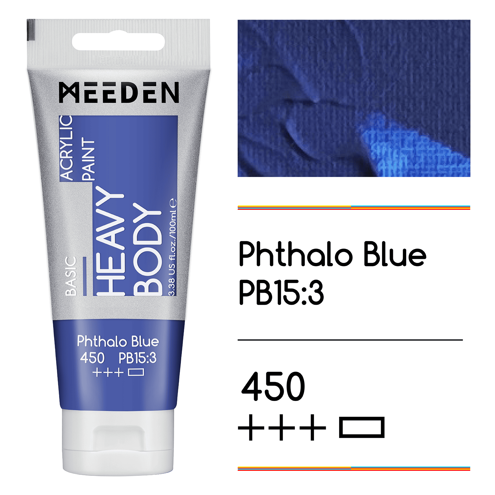 MEEDEN Acrylic Paint Tube, 37 Colors Available, 100ml / 3.38oz