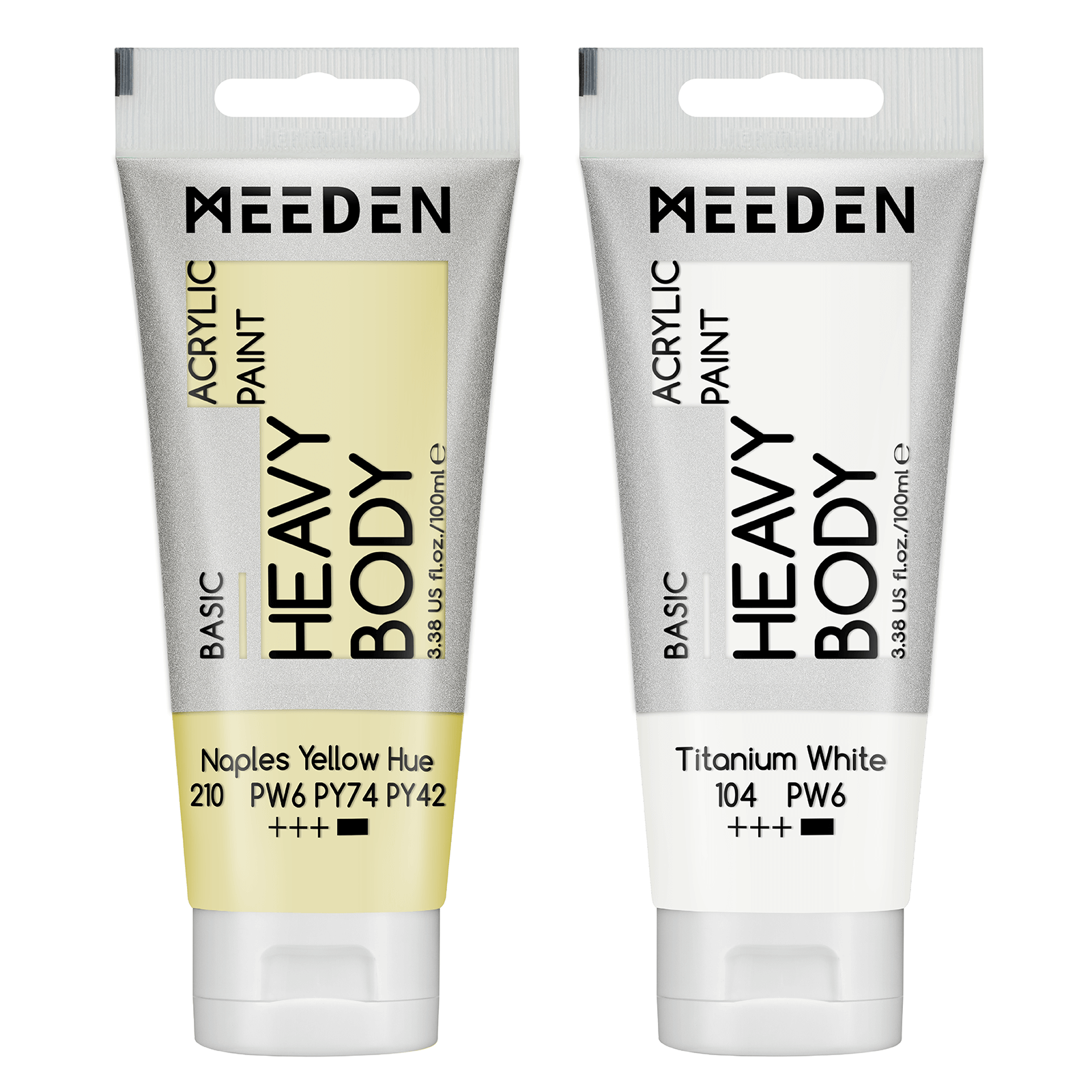 MEEDEN Acrylic Paint Tube, 37 Colors Available, 100ml / 3.38oz