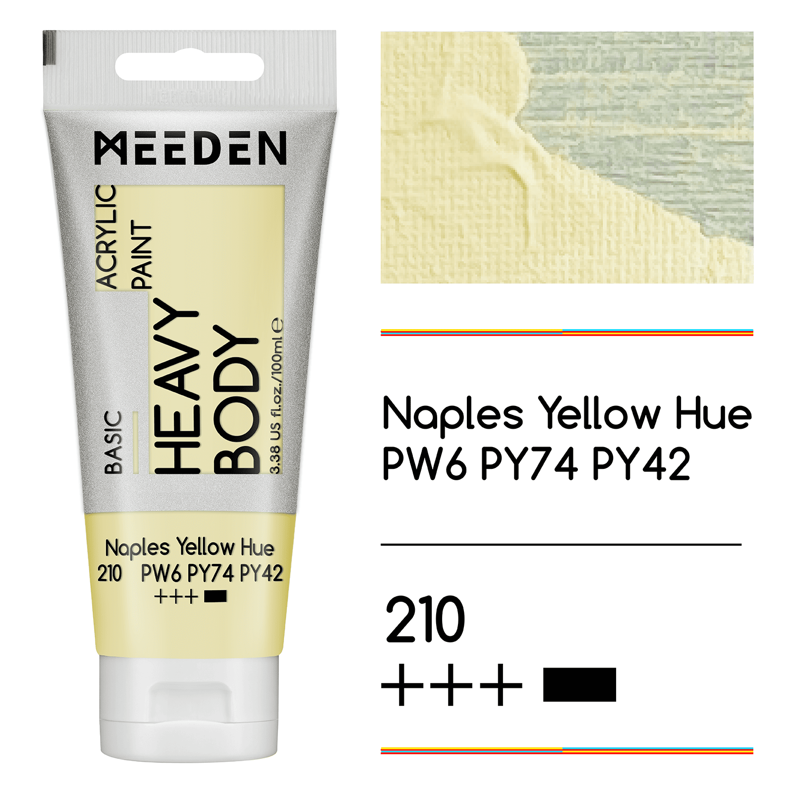 MEEDEN Acrylic Paint Tube, 37 Colors Available, 100ml / 3.38oz