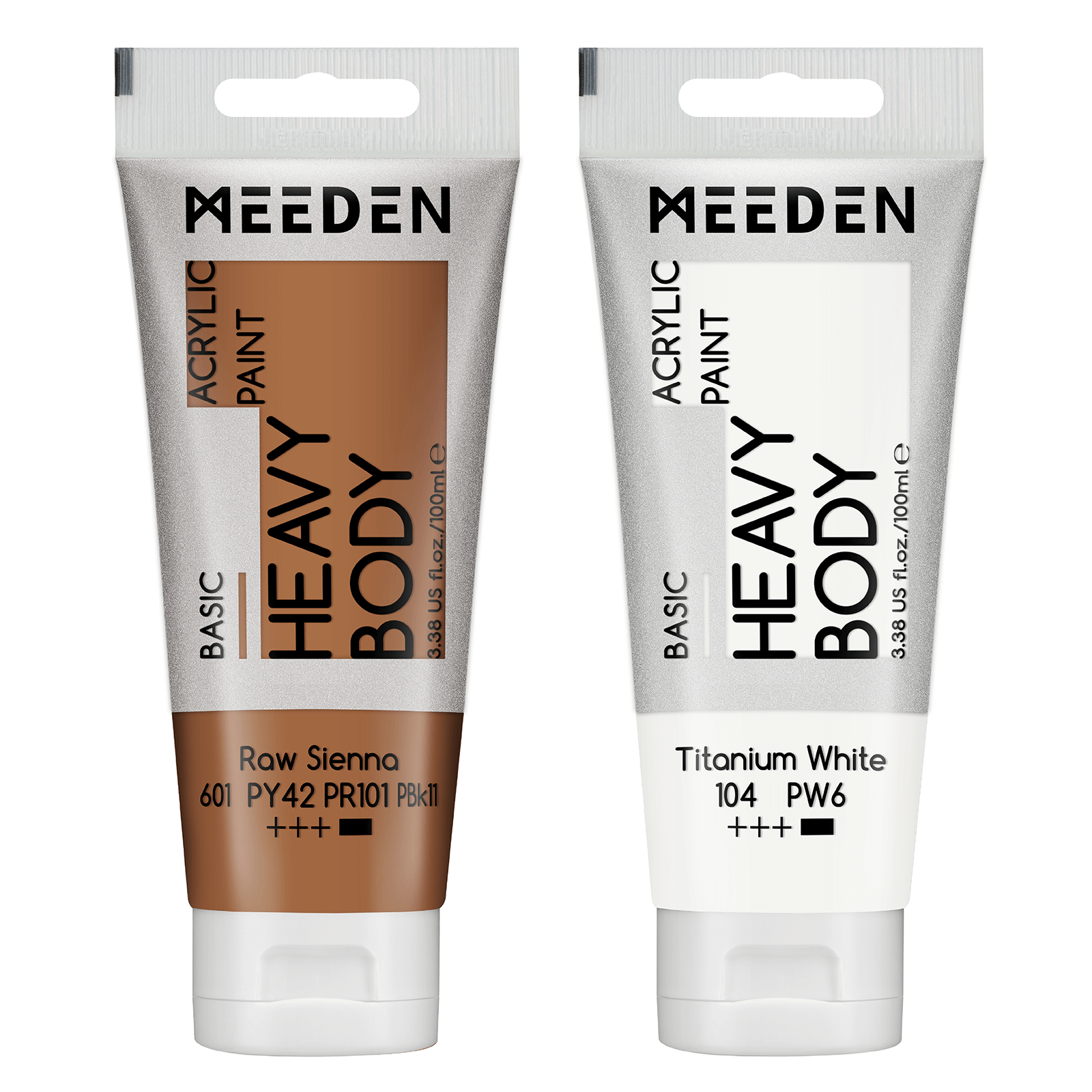 MEEDEN Acrylic Paint Tube, 37 Colors Available, 100ml / 3.38oz