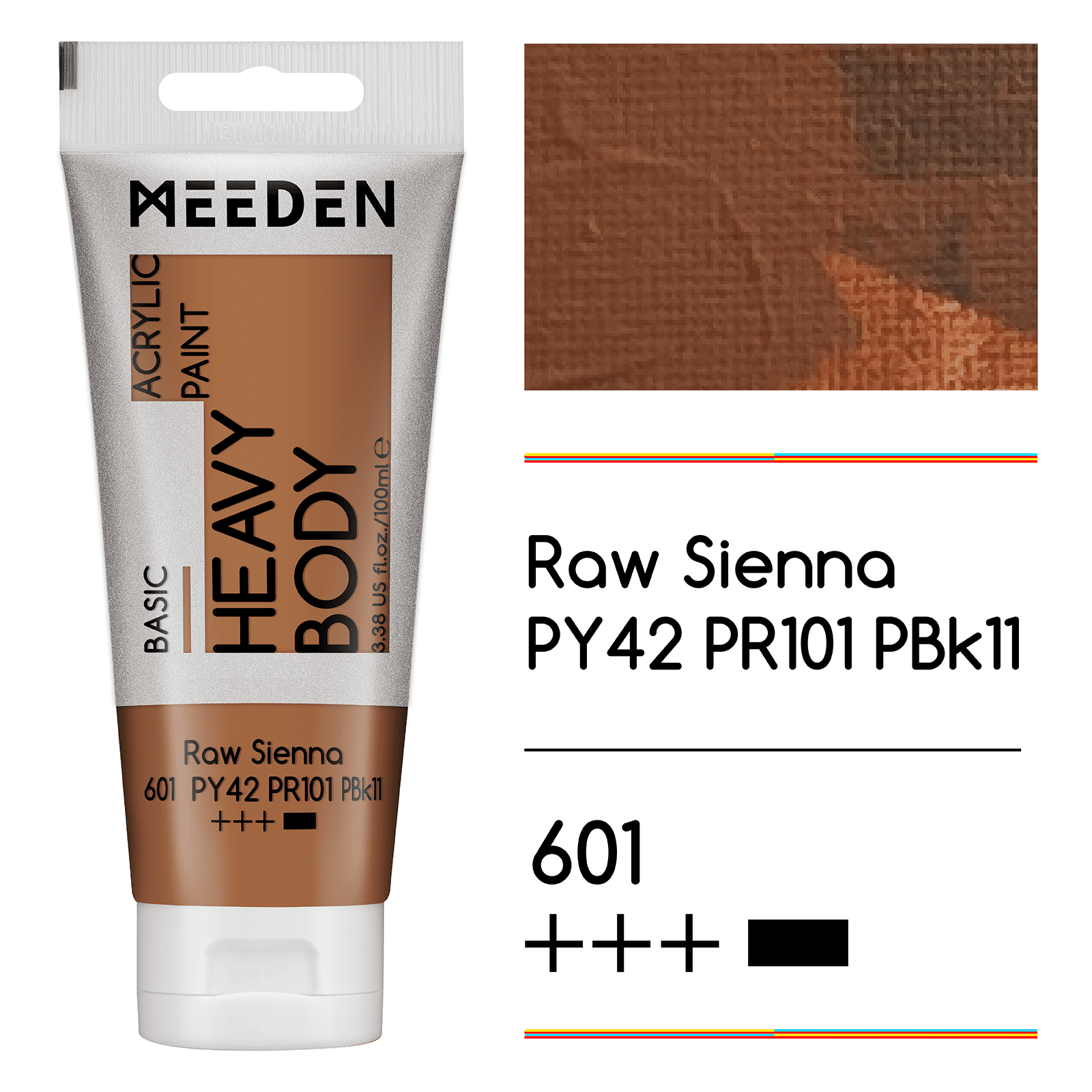 MEEDEN Acrylic Paint Tube, 37 Colors Available, 100ml / 3.38oz