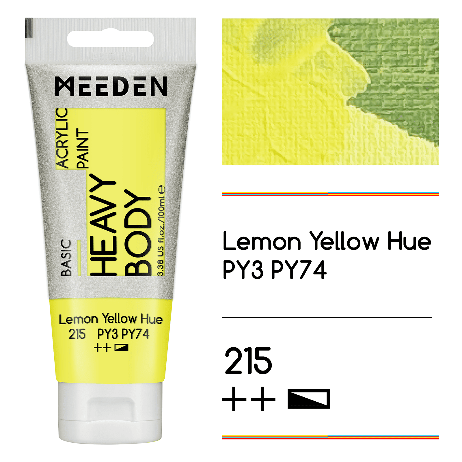 MEEDEN Acrylic Paint Tube, 37 Colors Available, 100ml / 3.38oz