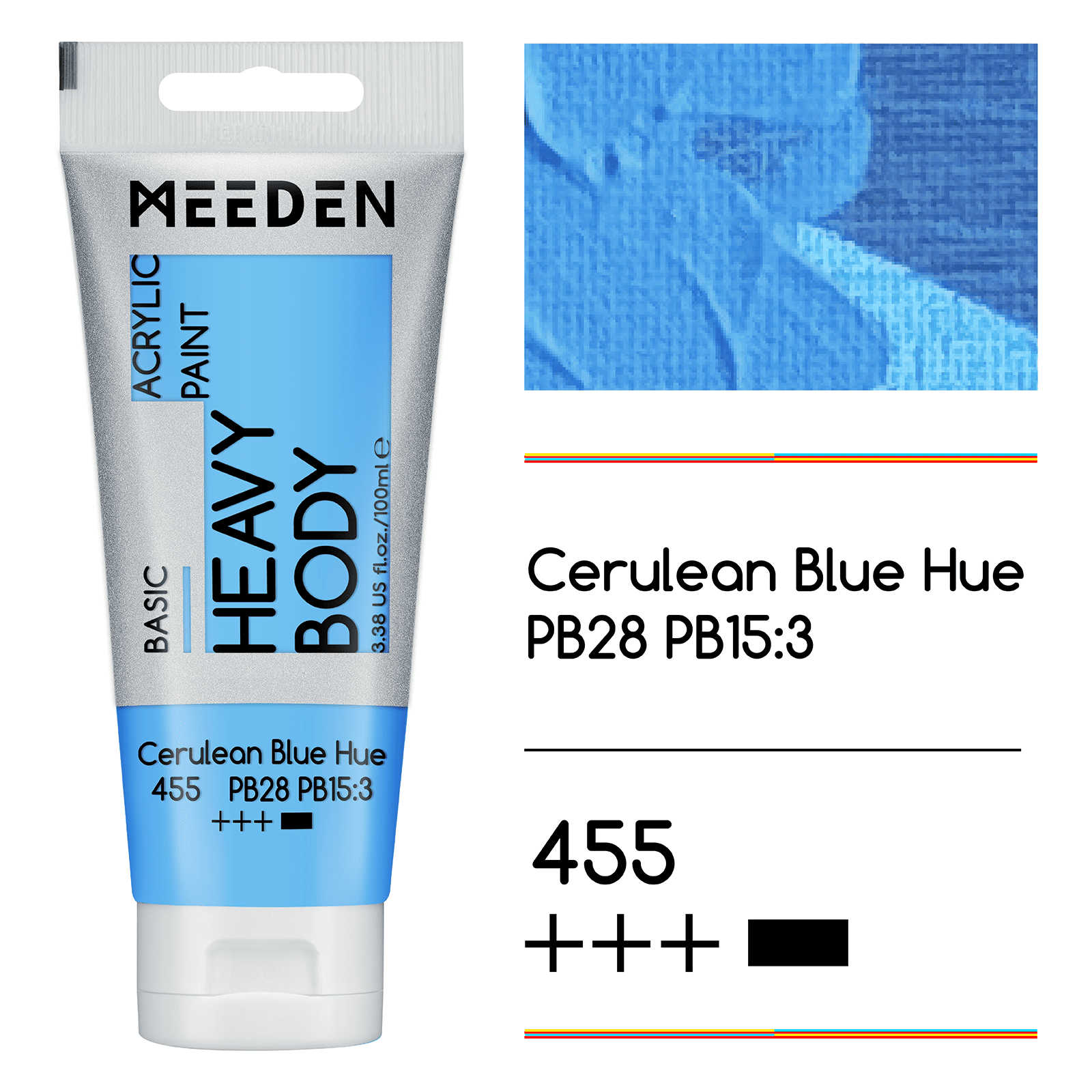 MEEDEN Acrylic Paint Tube, 37 Colors Available, 100ml / 3.38oz