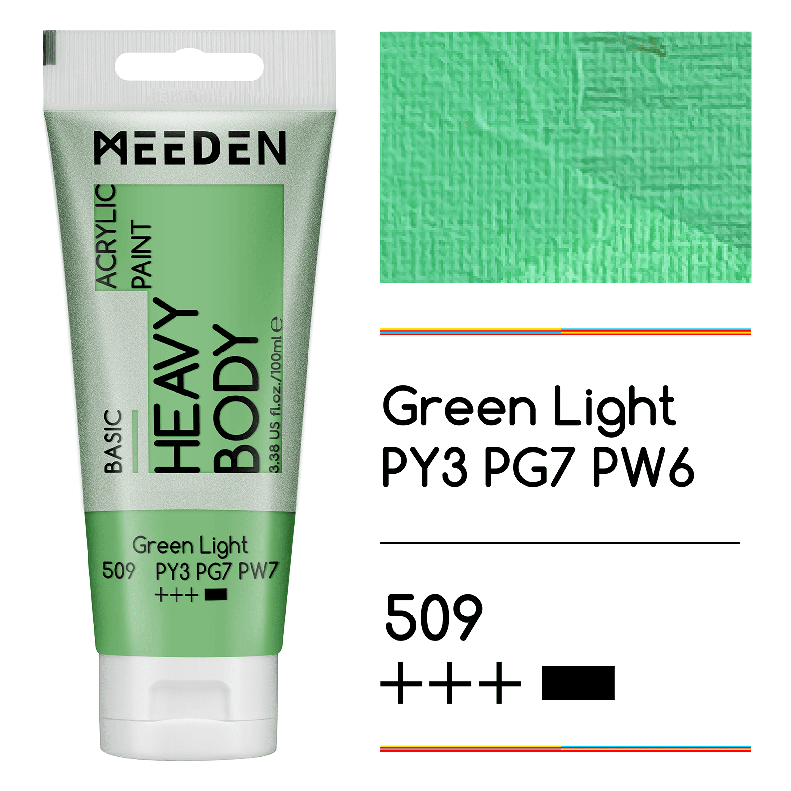 MEEDEN Acrylic Paint Tube, 37 Colors Available, 100ml / 3.38oz