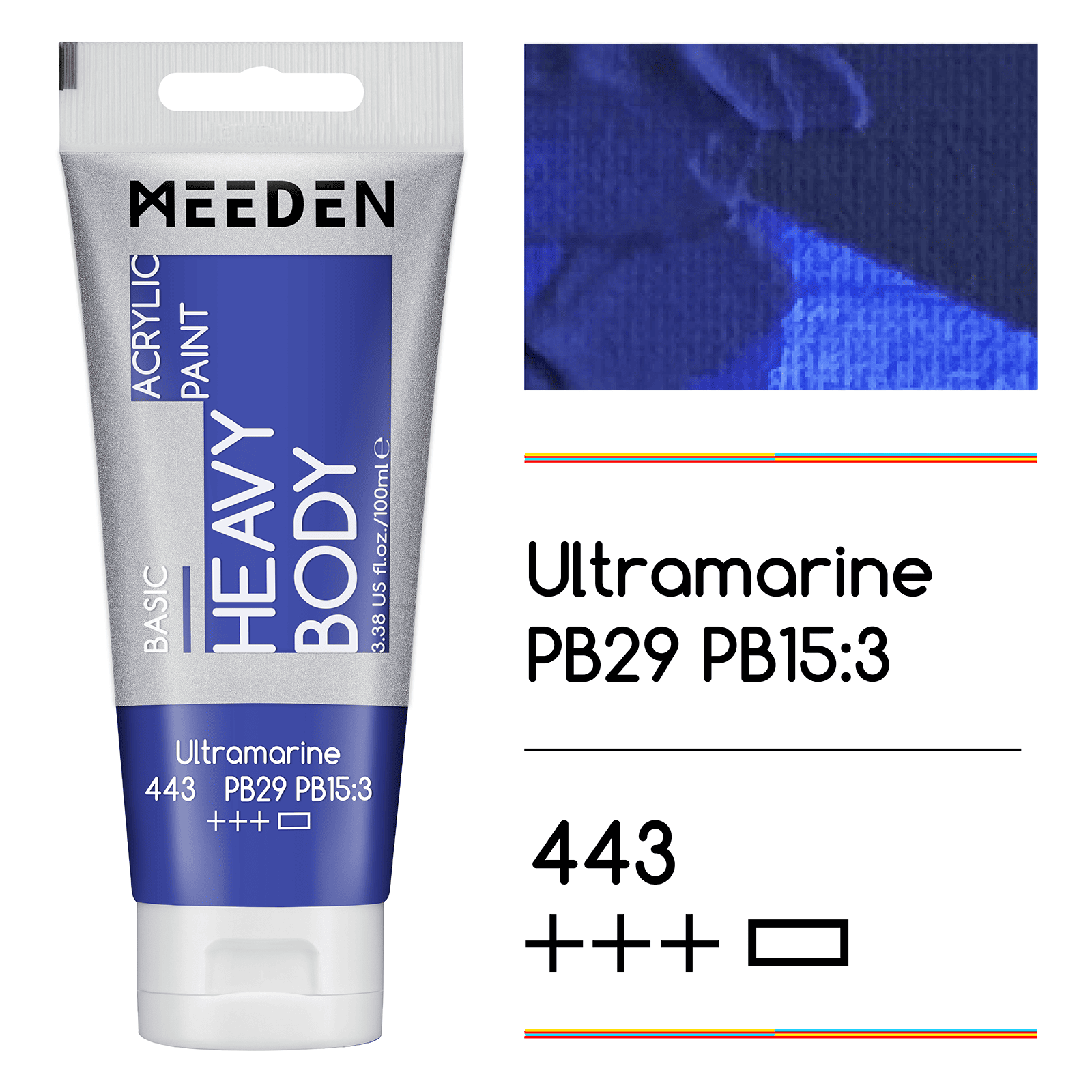 MEEDEN Acrylic Paint Tube, 37 Colors Available, 100ml / 3.38oz