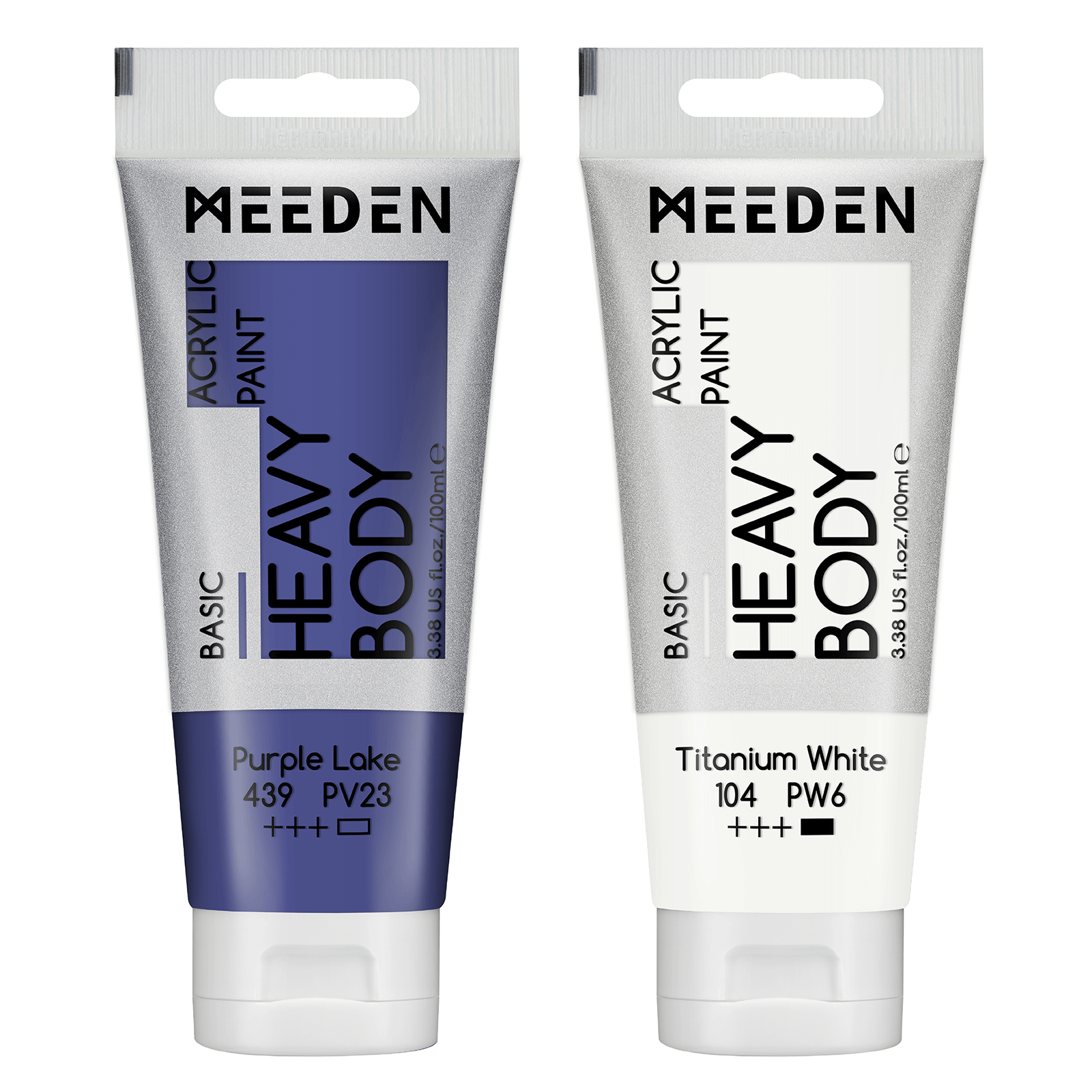 MEEDEN Acrylic Paint Tube, 37 Colors Available, 100ml / 3.38oz
