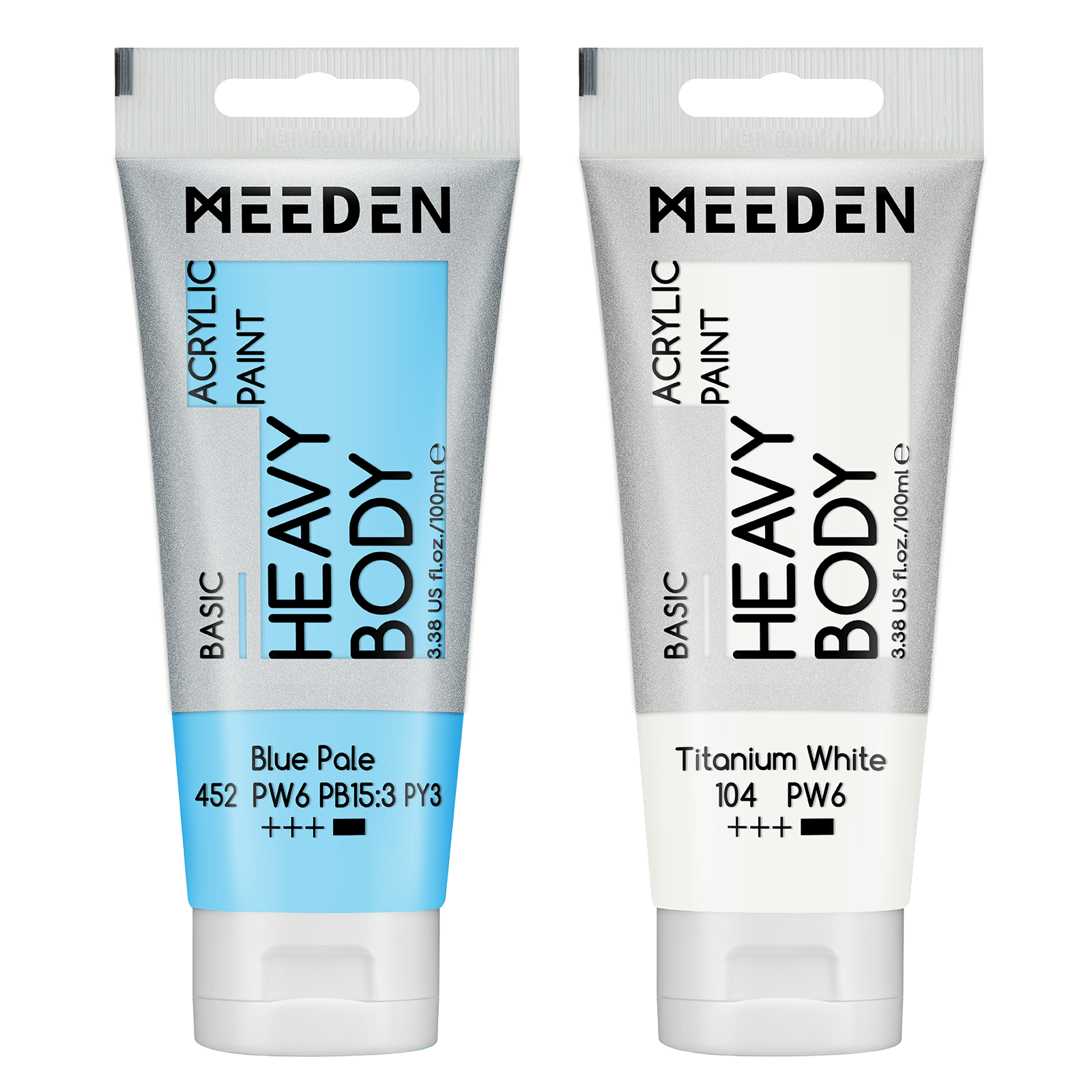 MEEDEN Acrylic Paint Tube, 37 Colors Available, 100ml / 3.38oz