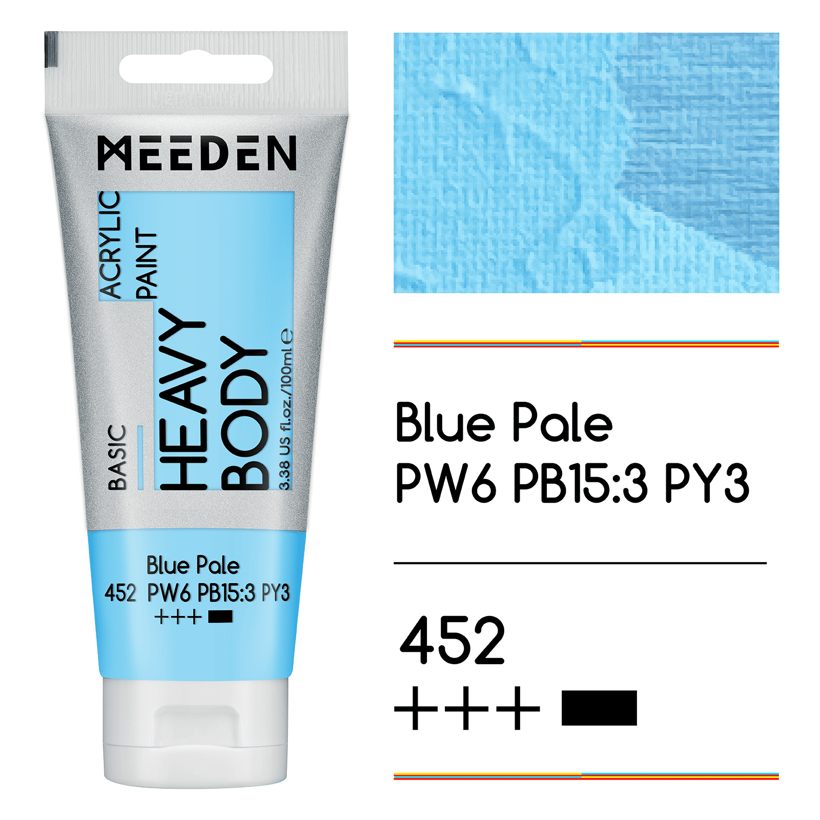 MEEDEN Acrylic Paint Tube, 37 Colors Available, 100ml / 3.38oz