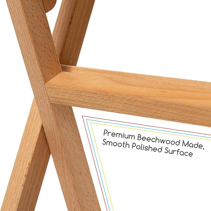 MEEDEN Folding Art Print Rack Natural Wood-Small