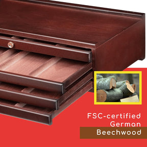 MEEDEN 4-Drawer Wood Artist Supply Storage Box