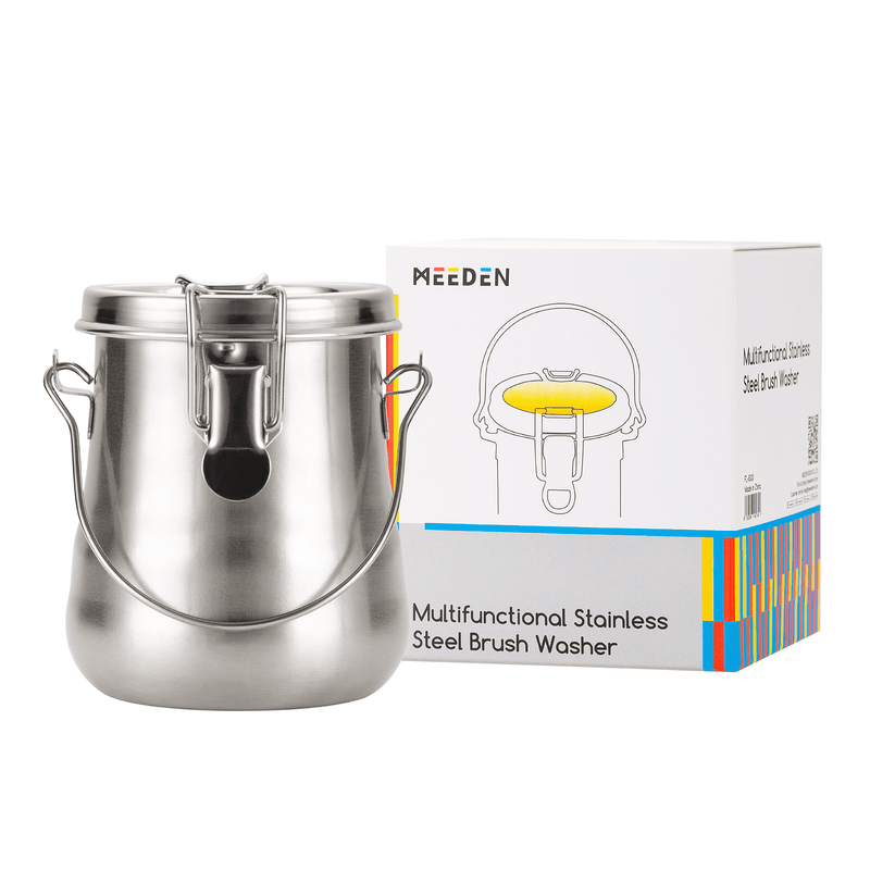MEEDEN Portable Stainless Steel Paint Brush Washer – Medium