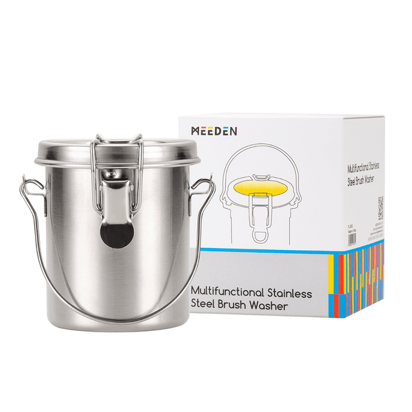 MEEDEN Portable Stainless Steel Paint Brush Washer – Small