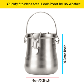 MEEDEN Portable Stainless Steel Paint Brush Washer – Medium