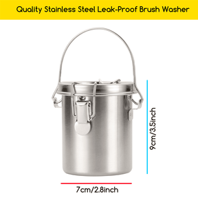 MEEDEN Portable Stainless Steel Paint Brush Washer – Small