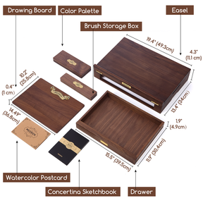 MEEDEN Luxury Tabletop Easel Set