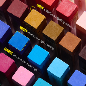 MEEDEN 48-color artist square oil pastels