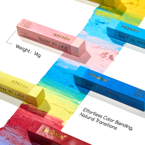 MEEDEN 48-color artist square oil pastels