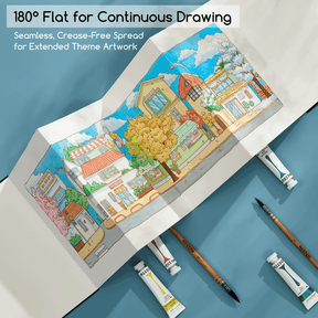 MEEDEN Portable Watercolor Paper Sketchbook