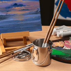MEEDEN Portable Stainless Steel Paint Brush Washer – Small