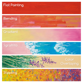 MEEDEN 48-color artist square oil pastels