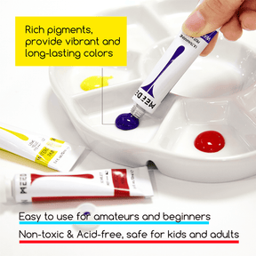 MEEDEN Watercolor Paint Set, 48 Tubes, 12 ml / 0.41 oz