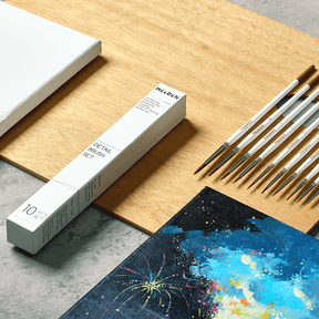 MEEDEN 10-Piece Fine Detail Paint Brush Set