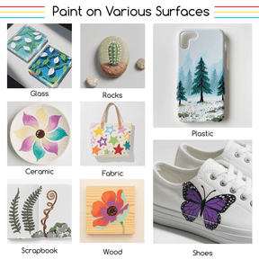 MEEDEN Soft Brush Tip Acrylic Paint Marker