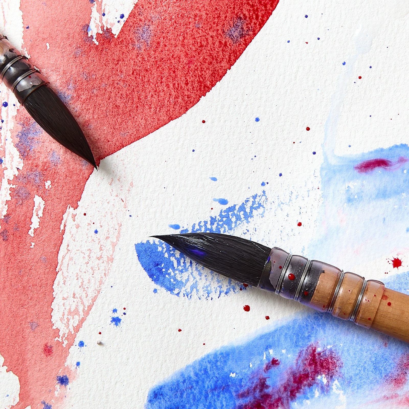 MEEDEN Solid Watercolor and Professional Brushes Set