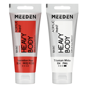 MEEDEN Acrylic Paint Tube, 37 Colors Available, 100ml / 3.38oz