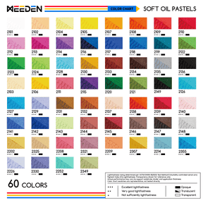 MEEDEN Soft Oil Pastel Set: 77-Piece Kit with 64 Colors, Paper & Art Tools