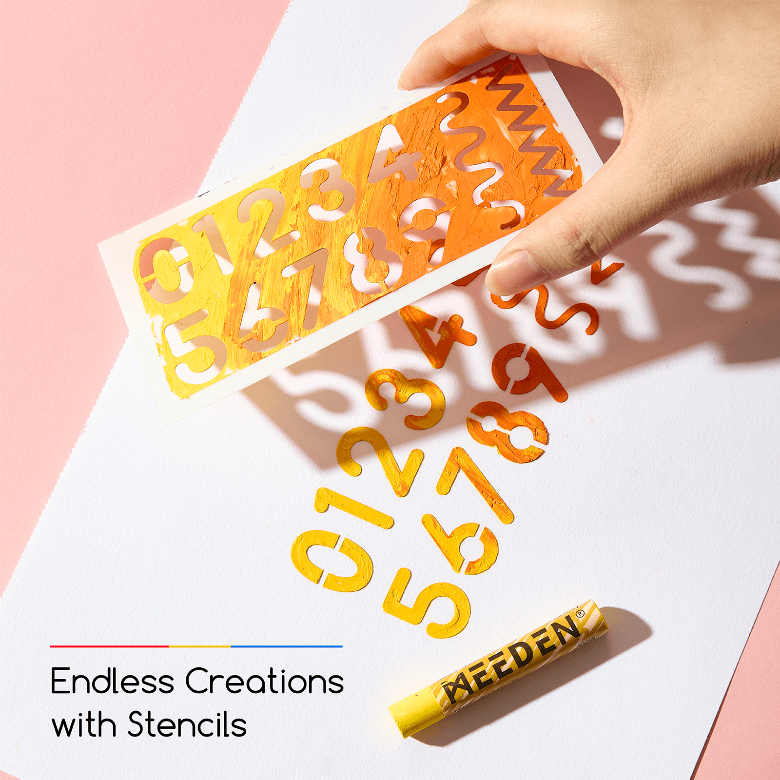 MEEDEN Soft Oil Pastel Set: 77-Piece Kit with 64 Colors, Paper & Art Tools
