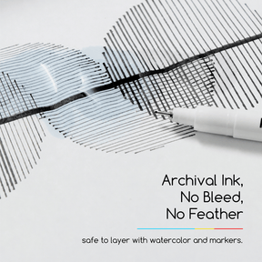 MEEDEN Micro Fineliner Drawing Pens: 12-Size Fine Liner Pen Set