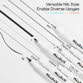 MEEDEN Micro Fineliner Drawing Pens: 12-Size Fine Liner Pen Set