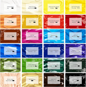 MEEDEN Studio Heavy Body Acrylic Paint – 1L (33.8 oz), 24 Colors