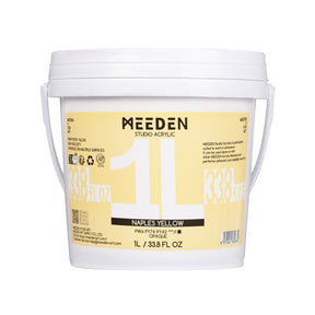 MEEDEN Studio Heavy Body Acrylic Paint – 1L (33.8 oz), 24 Colors