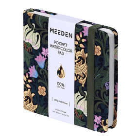 MEEDEN 100% Cotton Watercolor Journal, Hot-Pressed Travel Sketchbook