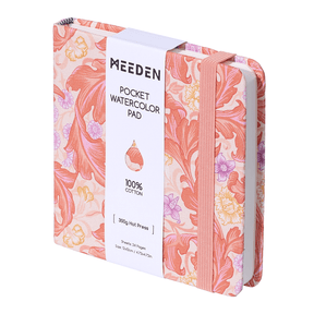 MEEDEN 100% Cotton Watercolor Journal, Hot-Pressed Travel Sketchbook