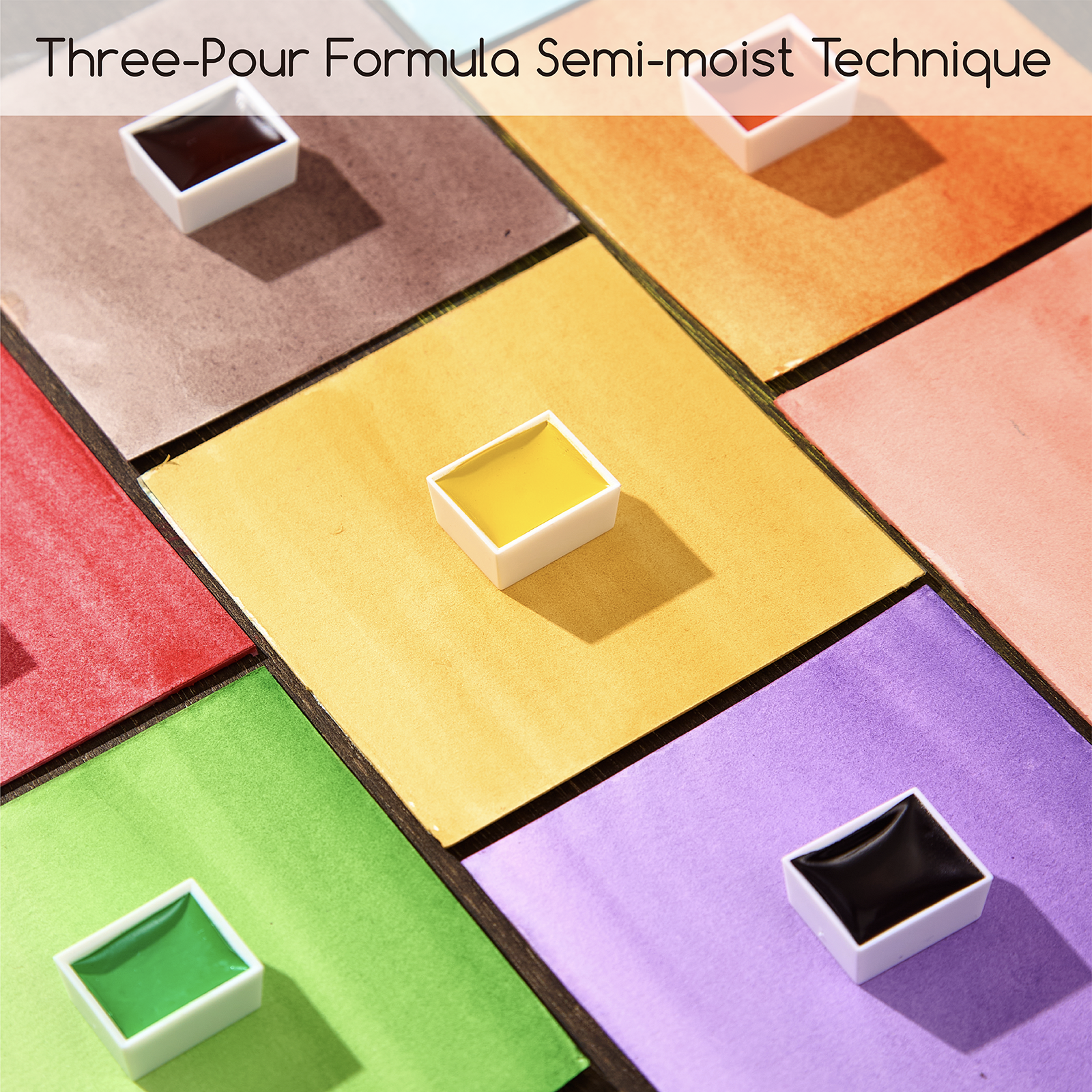 MEEDEN Professinal Watercolor Paint Set: 24 Colors Semi
