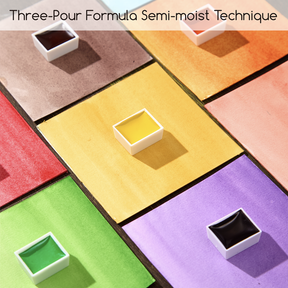MEEDEN Professinal Watercolor Paint Set: 24 Colors Semi