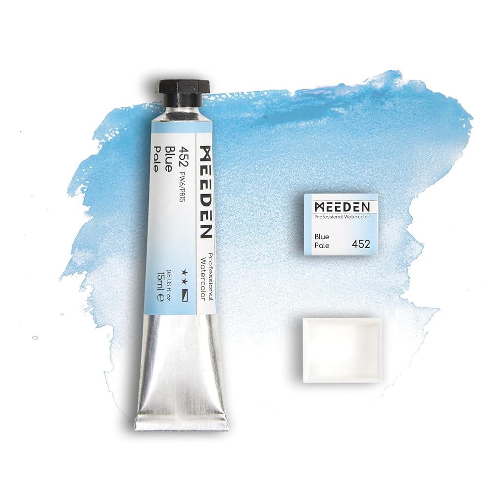 MEEDEN Professinal Watercolor Paint Set: 20 x 15ml (0.5 oz)
