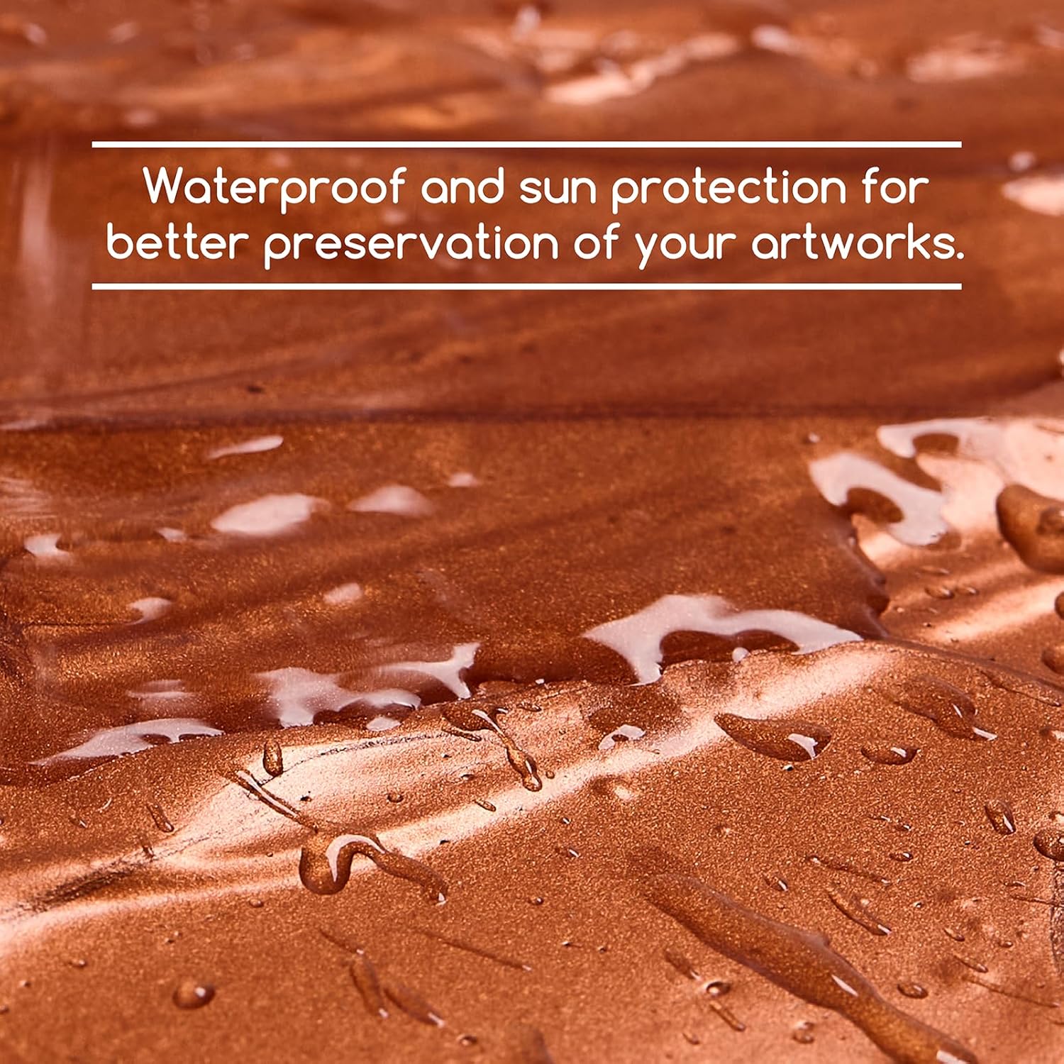 MEEDEN Metallic Copper Acrylic Paint: 10.1oz / 300ml