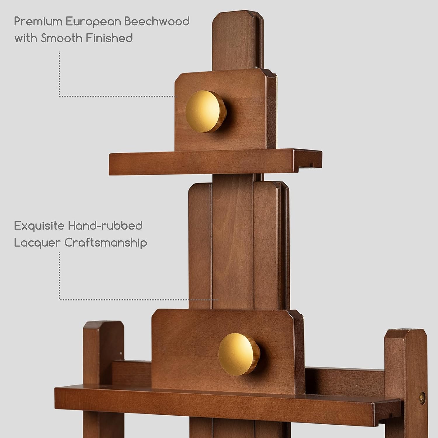 MEEDEN Pro Versatile Assembly-Free Beech Wood Painting Easel- W14 Pro