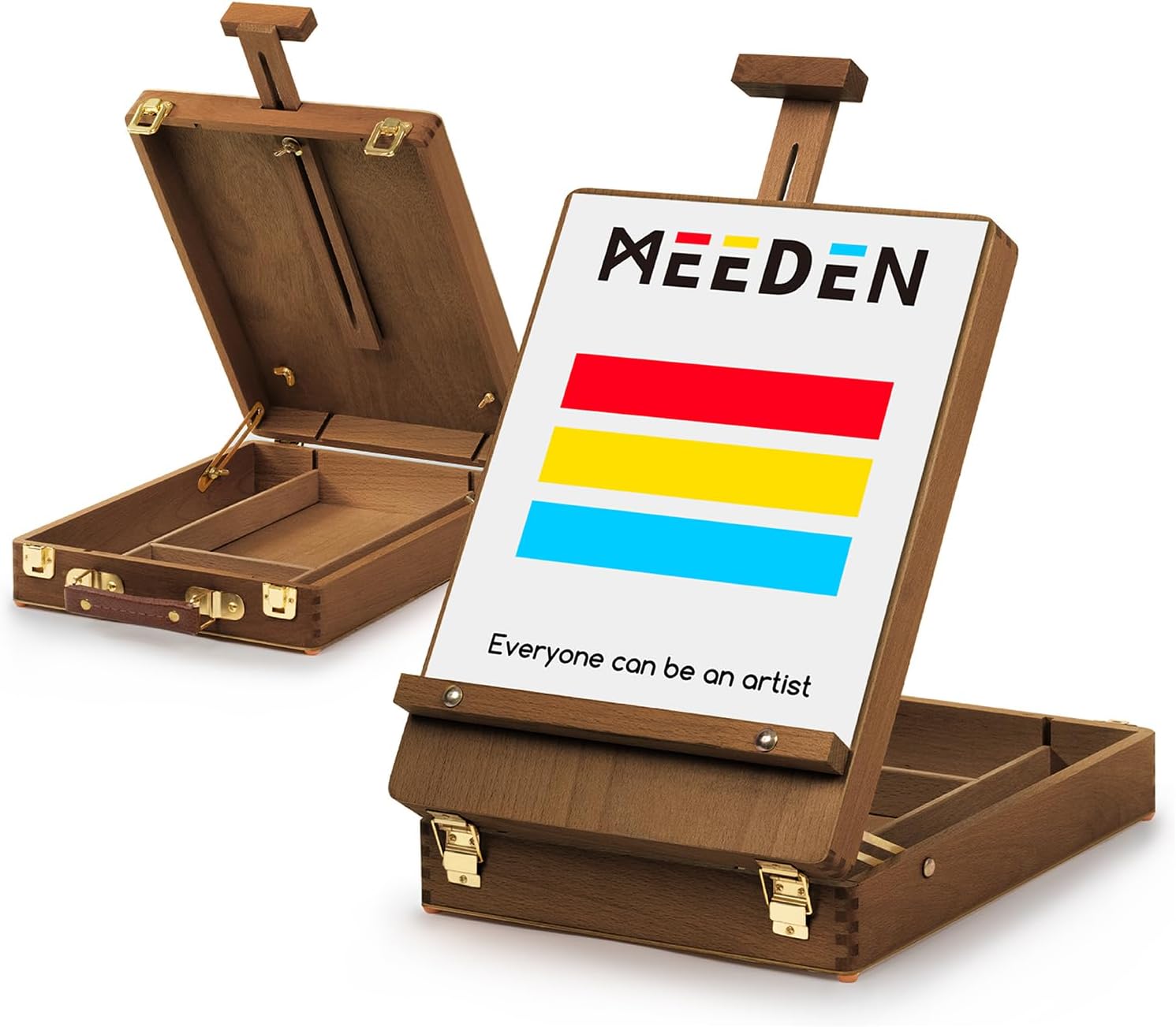 MEEDEN Tabletop Art Sketchbox Easel-AFB-6060-QHT-HBX-3