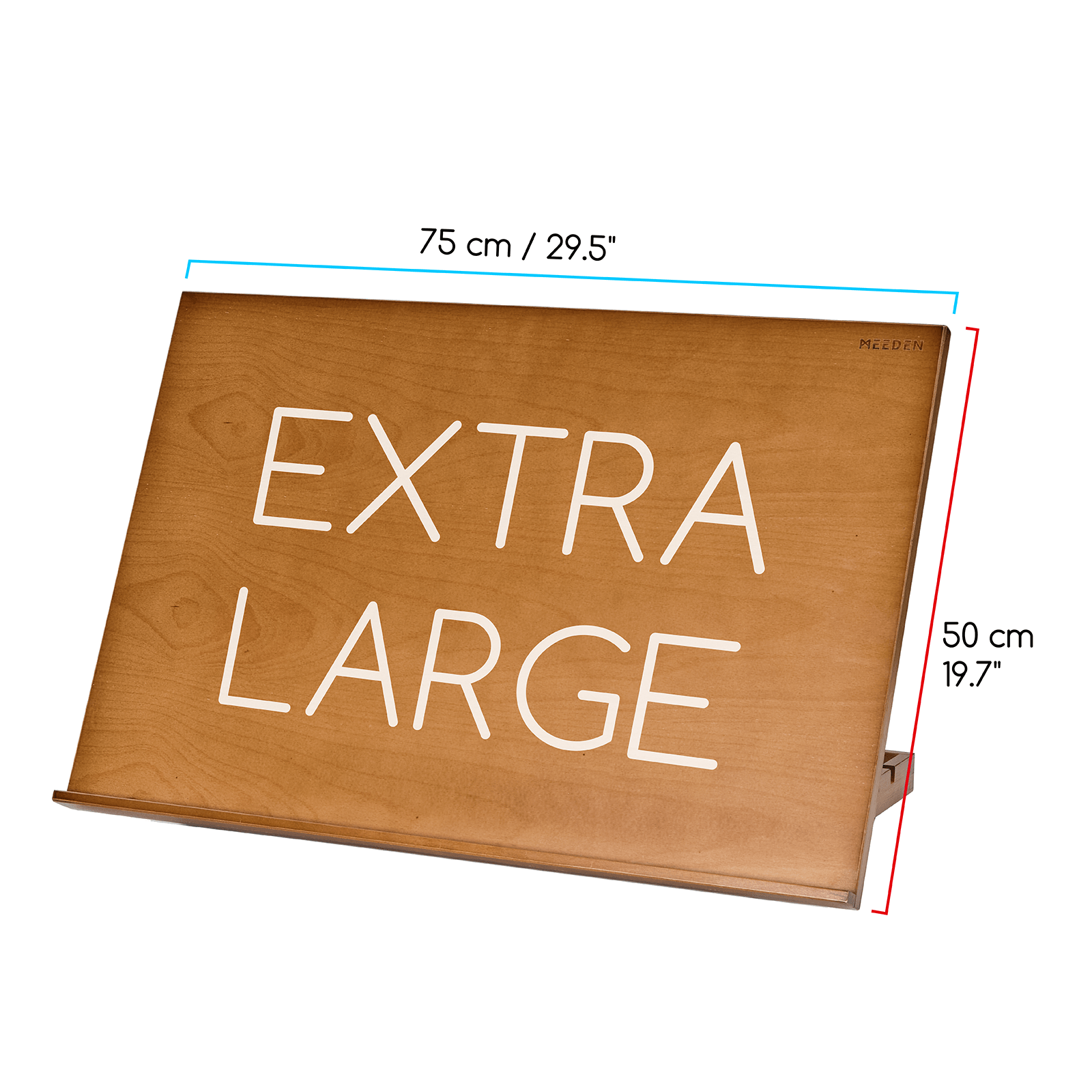 MEEDEN Extra Large Desk Easel-Walnut-Beechwood