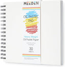 MEEDEN 8"x 8" Oil Pastel Paper Pad: 140lb/300gsm