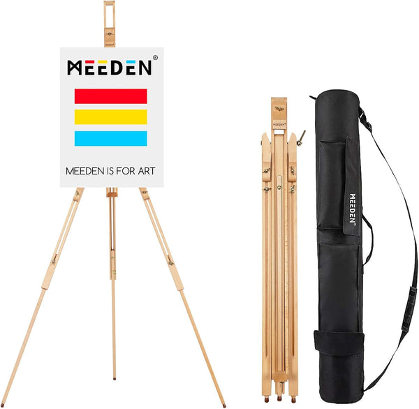 MEEDEN Tripod Plein Air Easel with Carrying Case-W07