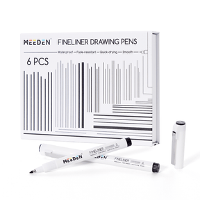 MEEDEN Micro Fineliner Drawing Pens: 6-Size Fine Liner Pen Set
